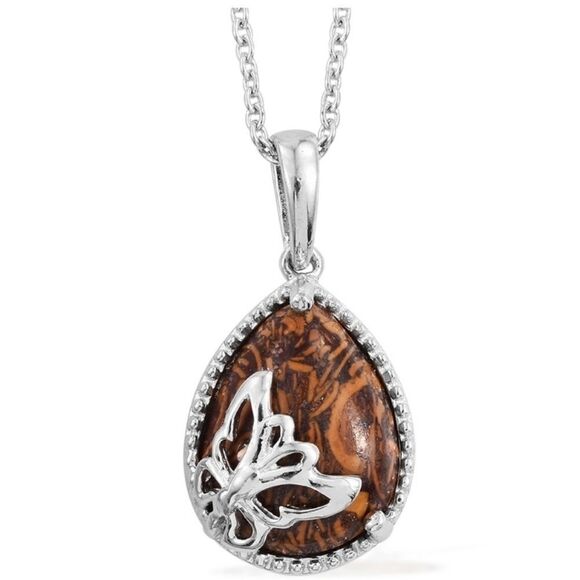 Butterfly Pendant Necklace  - Picture 2 of 7